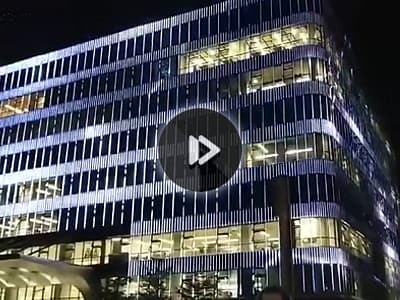 跨越速運(yùn)辦公大樓亮化工程